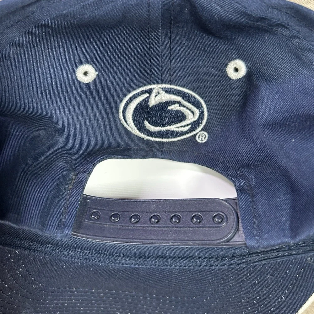 VTG Penn State Nittany Lions Snapback Hat College Signatures Blue Cap - Picture 2 of 8
